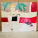 Woman's painting by Robert Delval