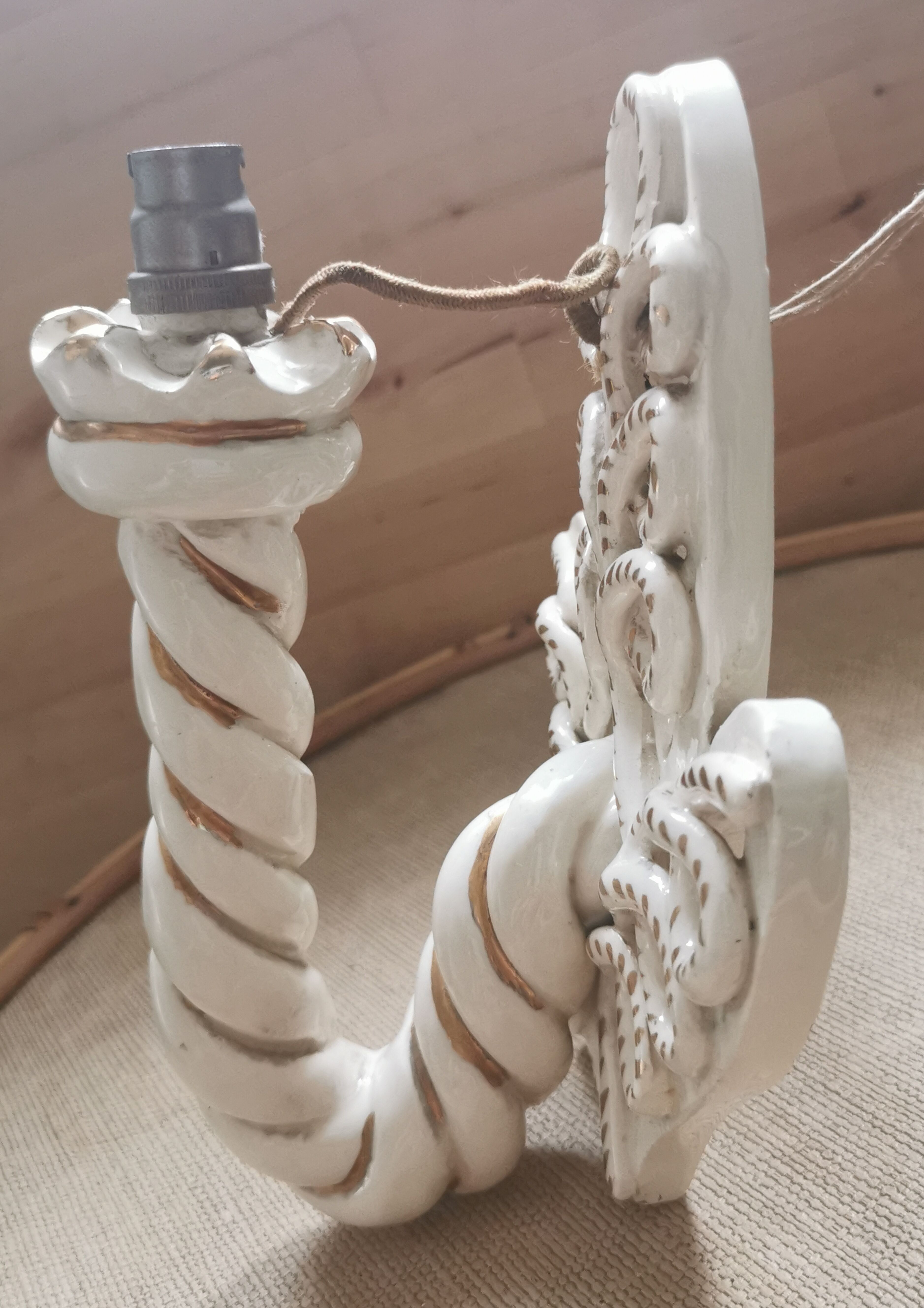 Twisted Vallauris wall sconce