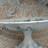2 antique ironstone compote dishes