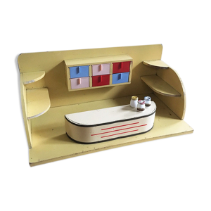 Magasin boutique de poupée bois