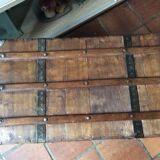 Travel trunk end 19 th century entirely renovated