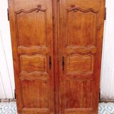 Pair of solid oak doors
