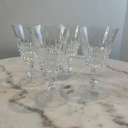 Lot de 4 verre à pied en Cristal