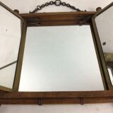Tripletical barber mirror lb patented sgdg