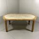 Vivai del Sud rattan & travertine dining table Italy 1960’s