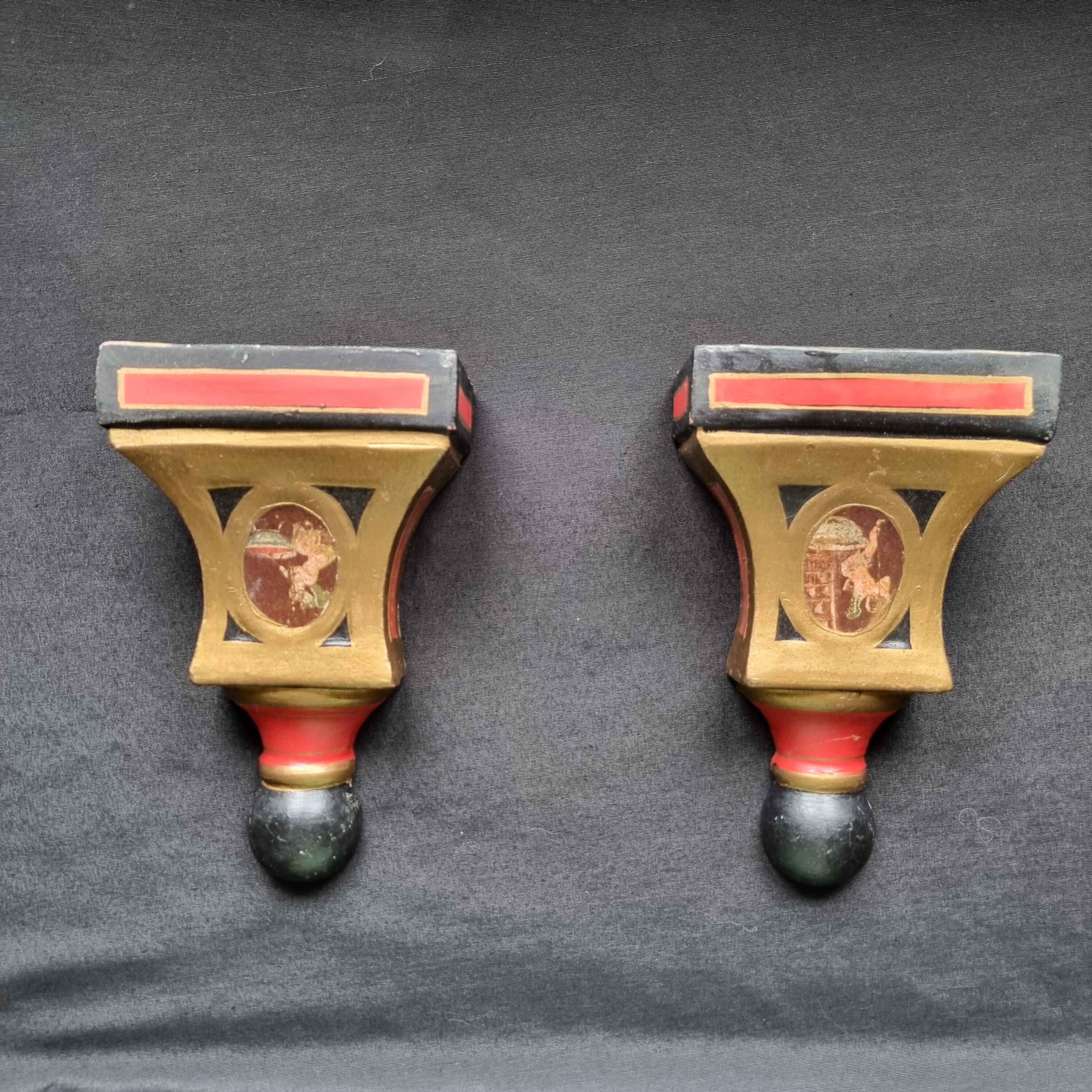 Rares serre-livres sculpturaux vintage de style Renaissance italienne, pein