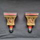 Rares serre-livres sculpturaux vintage de style Renaissance italienne, pein