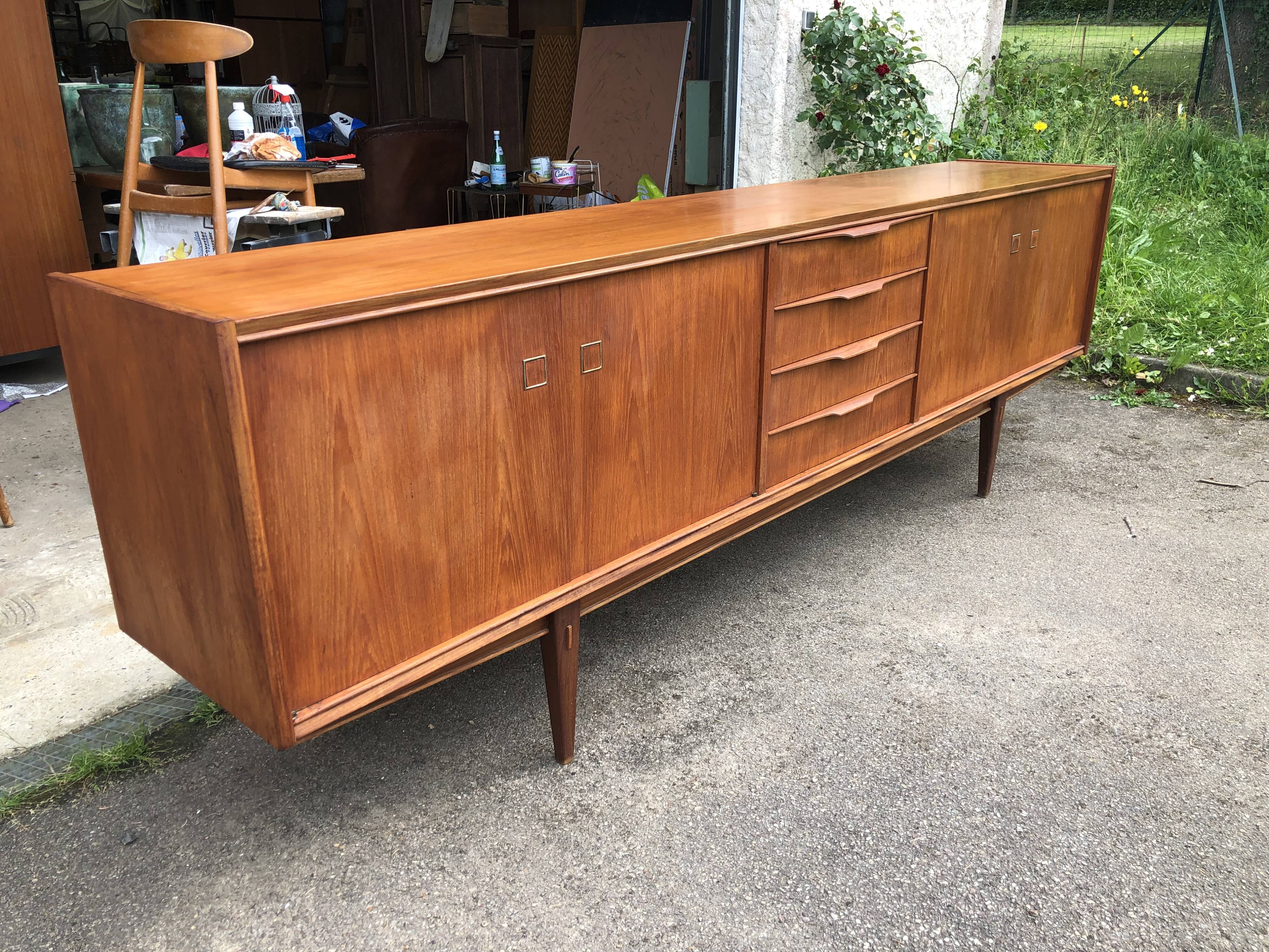 Scandinavian teak sideboard Arnaud