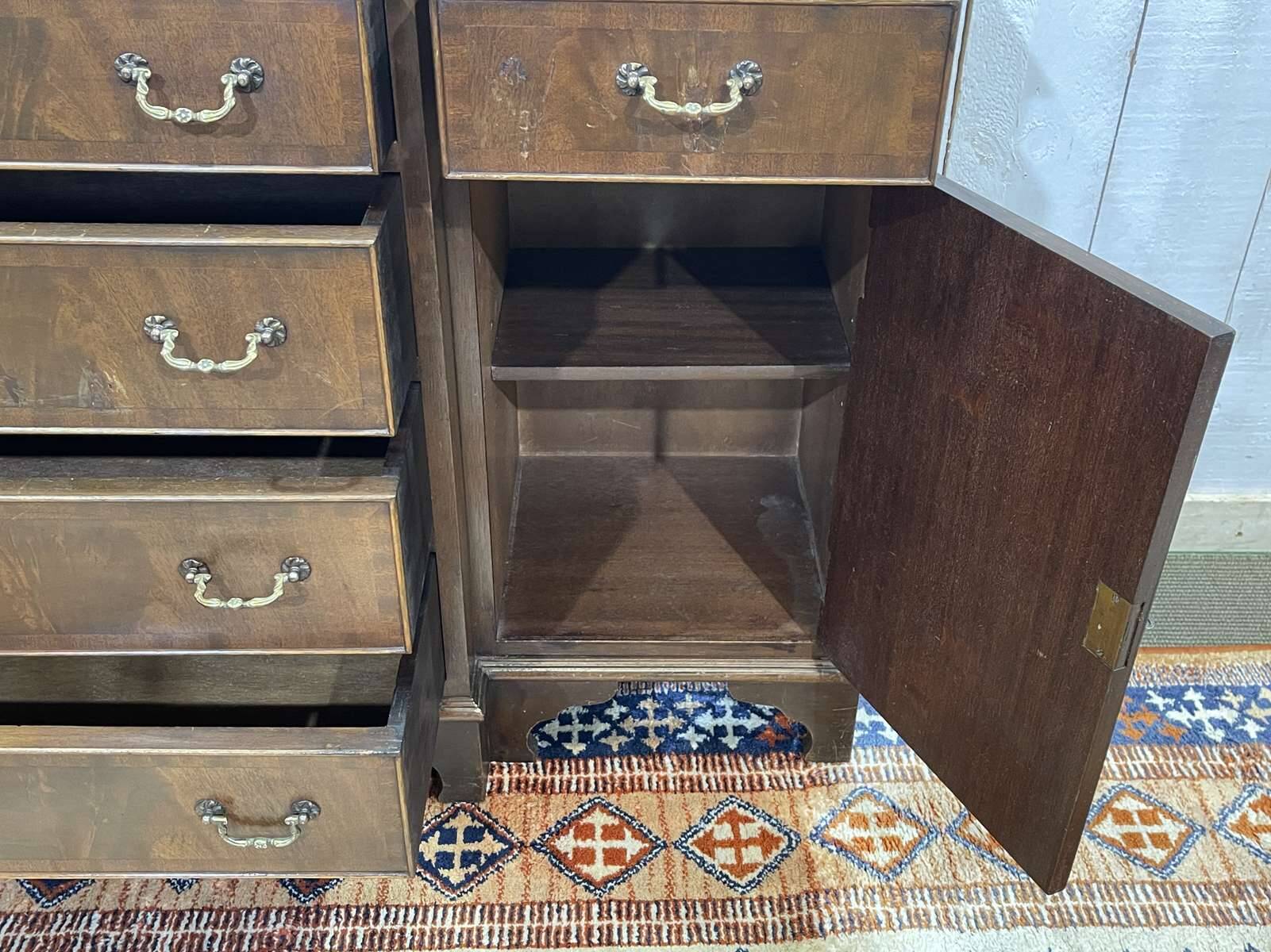 1950s English mahogany sideboard
