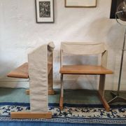 Pair of Italian Canossa chairs by Gigi Sabadin for Stilwood