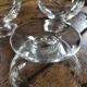 5 cut glass dessert bowls, France, 1960s