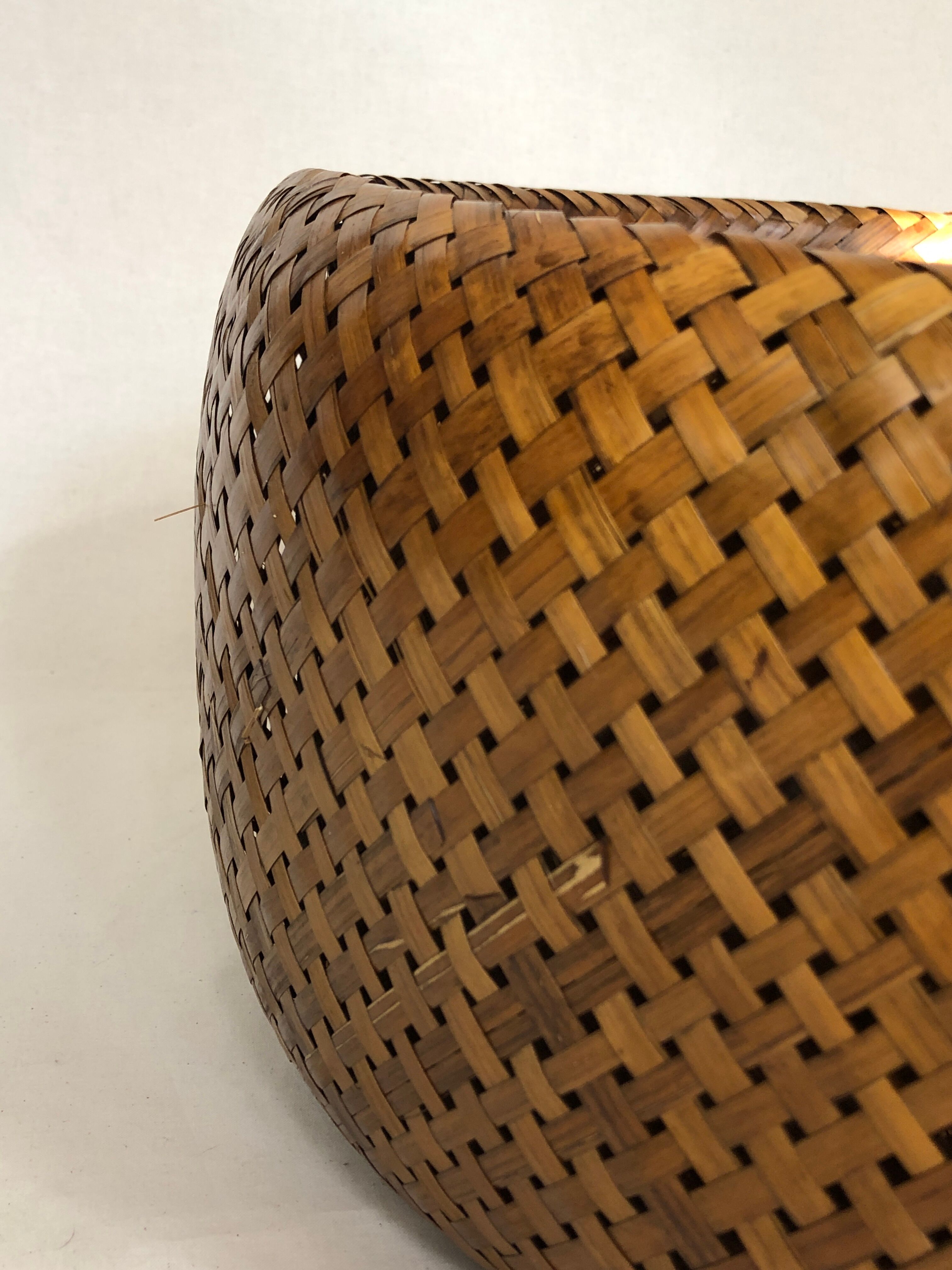 Braided vintage storage box