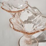 Coffret de 2 gobelets à dessert à la crème glacée en verre rose La Rochere