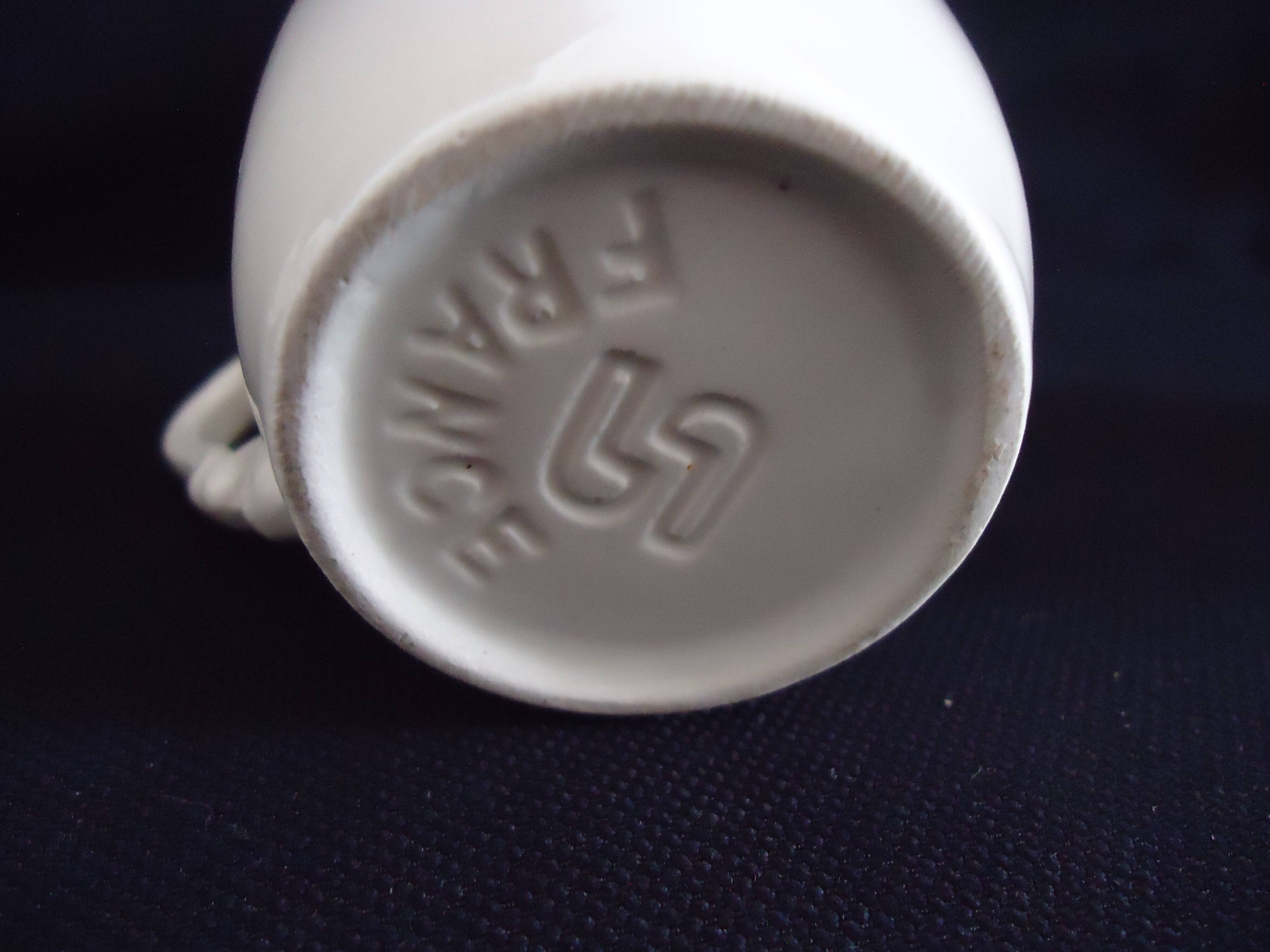 Six sarreguemines cups and saucers, obernai model