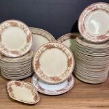 English earthenware table service part JD&S décor Edinburgh