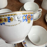 Ancien service à café en porcelaine de Limoges – années 1920