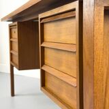 Mid-Century Teak Desk by Svend Åge Madsen for Sigurd Hansen, 1960s