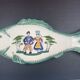 Large fish dish Faience de Pornic MBFA