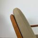 Rocking chair model 166 "senator" by Ole Wanscher for France and Daverkosen, Denmark, 1960s