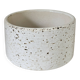 White ceramic vase with a textured effect.
