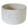White ceramic vase with a textured effect.