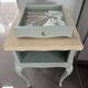 Refurbished bedside table in vintage/country chic style