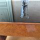 Art Deco table in walnut burl