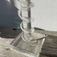 Silver-plated metal candlestick signed Alessandro Albrizzi 1970