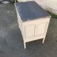 Ancienne commode noir et grise