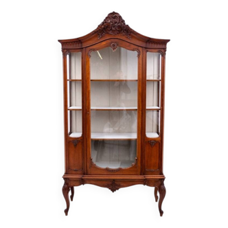 Exceptional display cabinet, Western Europe, France, circa 1910.