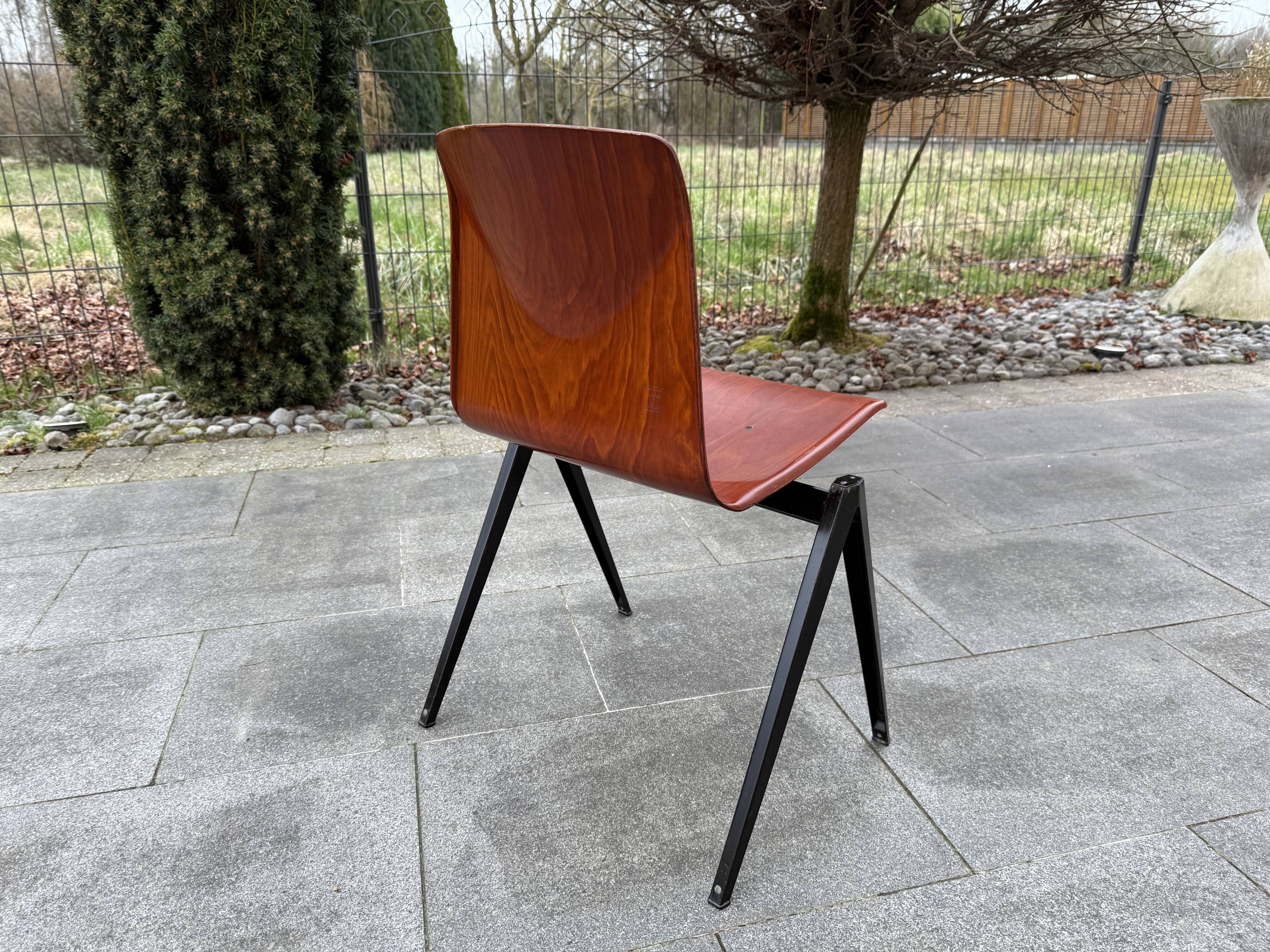Set of 6 Galvanitas Thur chairs - Op -Seat model S22, 1960s