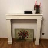 Wooden fireplace frame