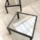 Mid-century vintage coffee table in glass by Peter Ghyczy for Horn Collection, 1960s, set of 2.
