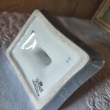 Victoria China Czechoslovakia ashtray pearl blue