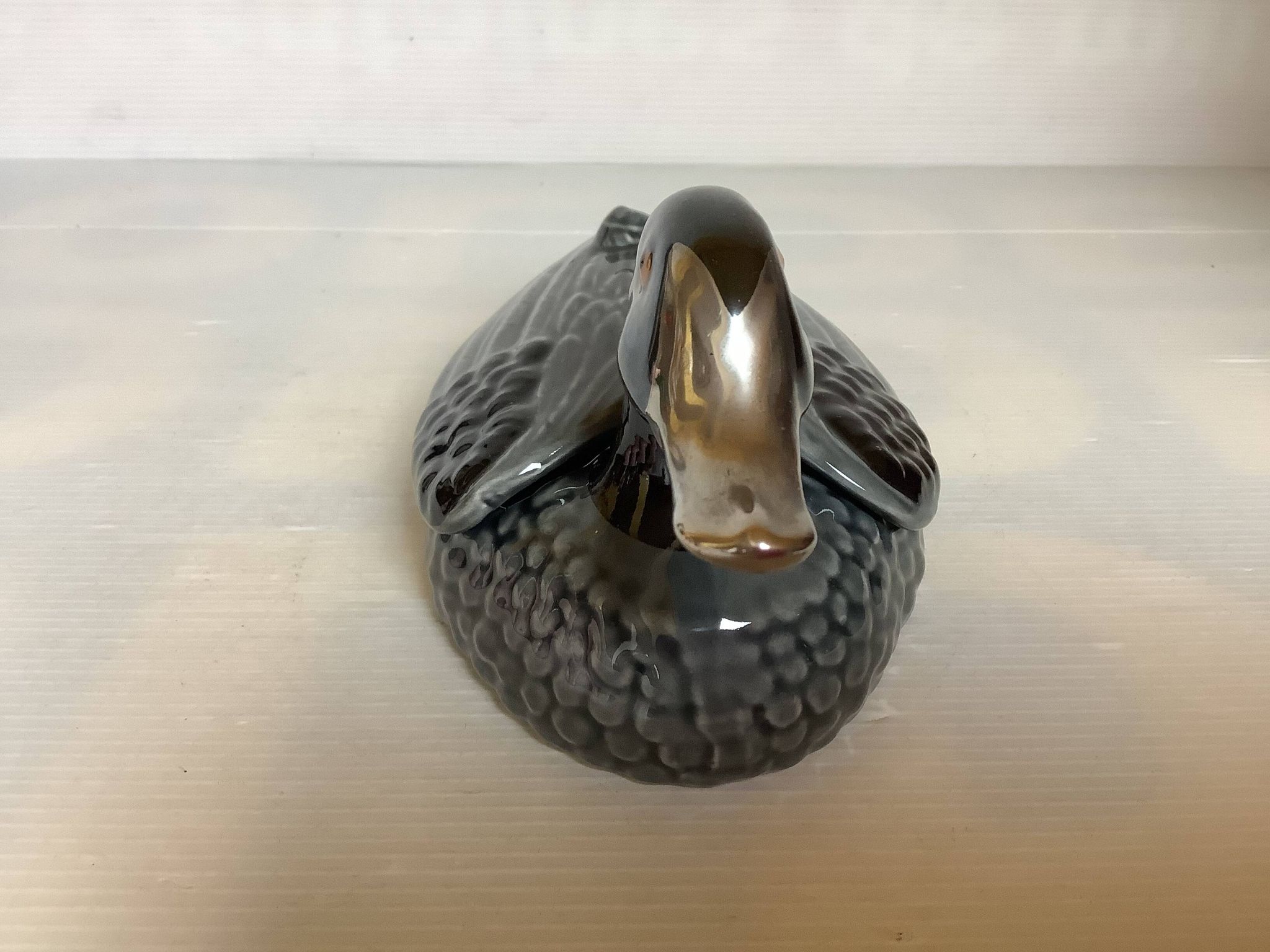 Ceramic duck catchall
