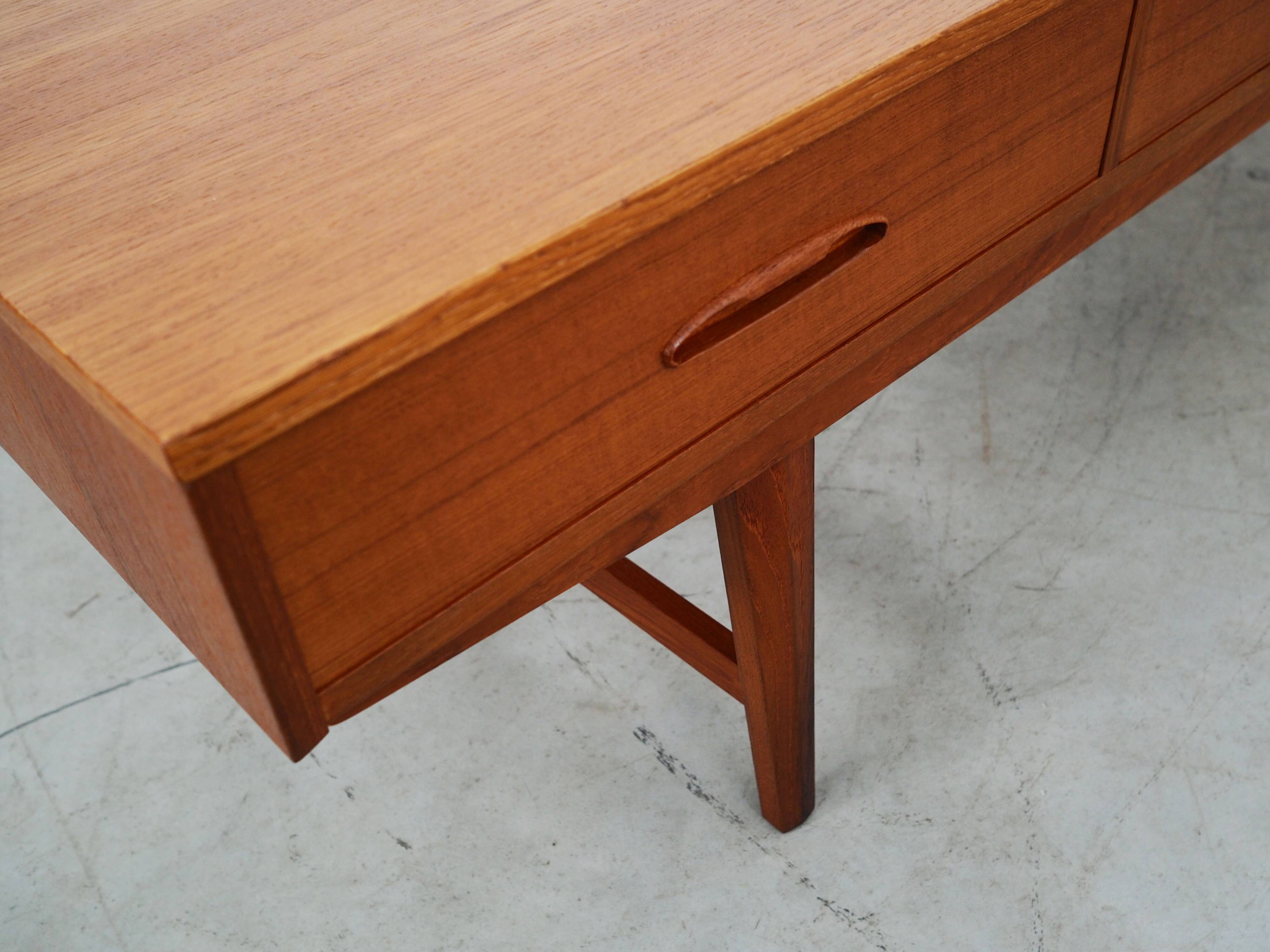 Teak lowboard, Danish design, 1960s, production: Denmark