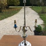 Silver hot water bottle lamp