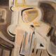 Large abstract oil on canvas dated 1969 - Henri Larriere (1935-2024)