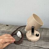 Delmas beige metal wall light, 1970