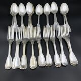 20 spoons 20 silver forks metal wineing