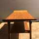 Table basse en teck clair, années 1960