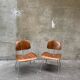 Chaises DCM Noyer Ray & Charles Eames Dining Chair Metal Herman Miller