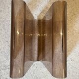 Smoked Plexiglas magazine rack by Michel Dumas for Roche Bobois 1970