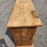 Old trade furniture with 3 drawers and 3 doors