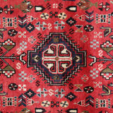 Tapis persan rouge fait à la main  103x158cm