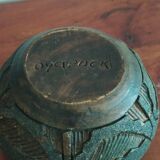 Brazilian pottery ball vase from Oyapock