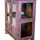 Antique teak sideboard with original purple patina.