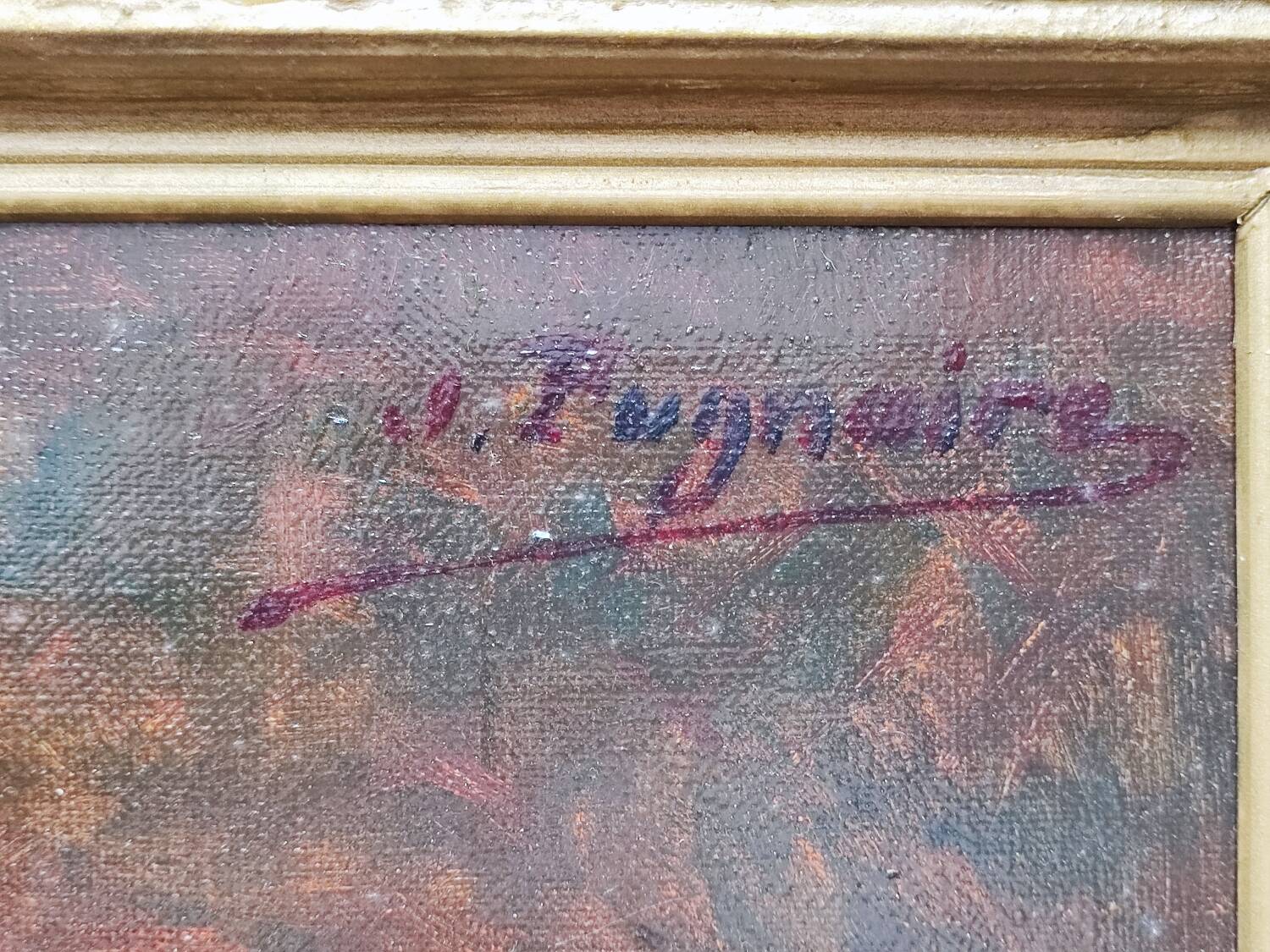 Peinture à l'huile - florale