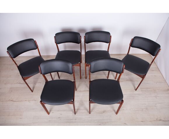 Model 49 Rosewood Dining Chair by Erik Buch for Odense Maskinsnedkeri, 1960  s, Set of 6 | Selency