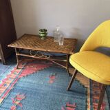 Rattan coffee table